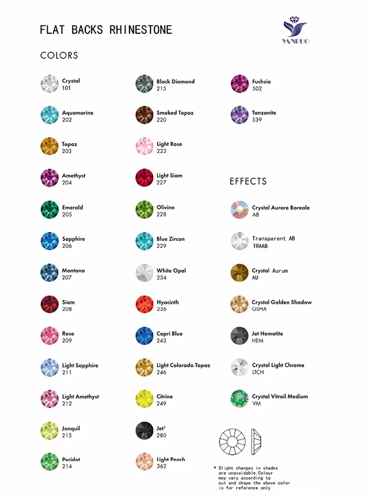 2058 Alle Farben SS3-SS34 Charm-Nägel Kaltfixierung DIY Nicht-Hotfix Strasssteine Kristalle Glas Handarbeiten Strasssteine für Kleidung – Detail 10