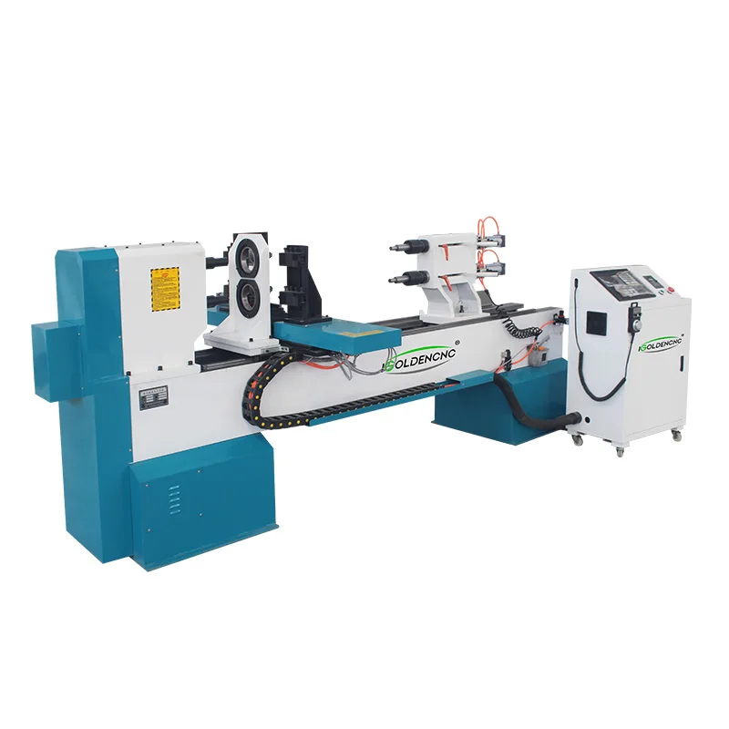 mini china double axis four knife 1516 desktop hobby cnc wood lathe cnc lathe turning engraving machinery for sale