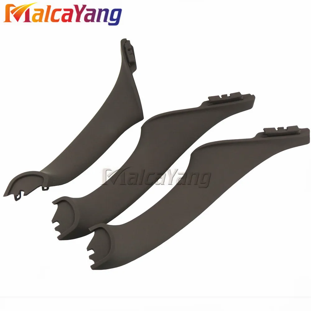 For B MW 5 series F10 F11 Gray Beige Black Car left right inside Interior Handle Inner Door Panel Pull Trim Cover LHD