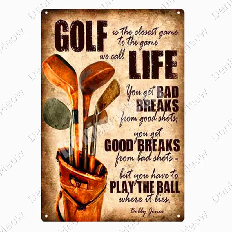 Golf Cart Parking Poster Dad\'s Golf Vintage Metal Plate Bar Club Home Decor Sex Is Like Playing Golf Wall Plaque Life Tin Signs