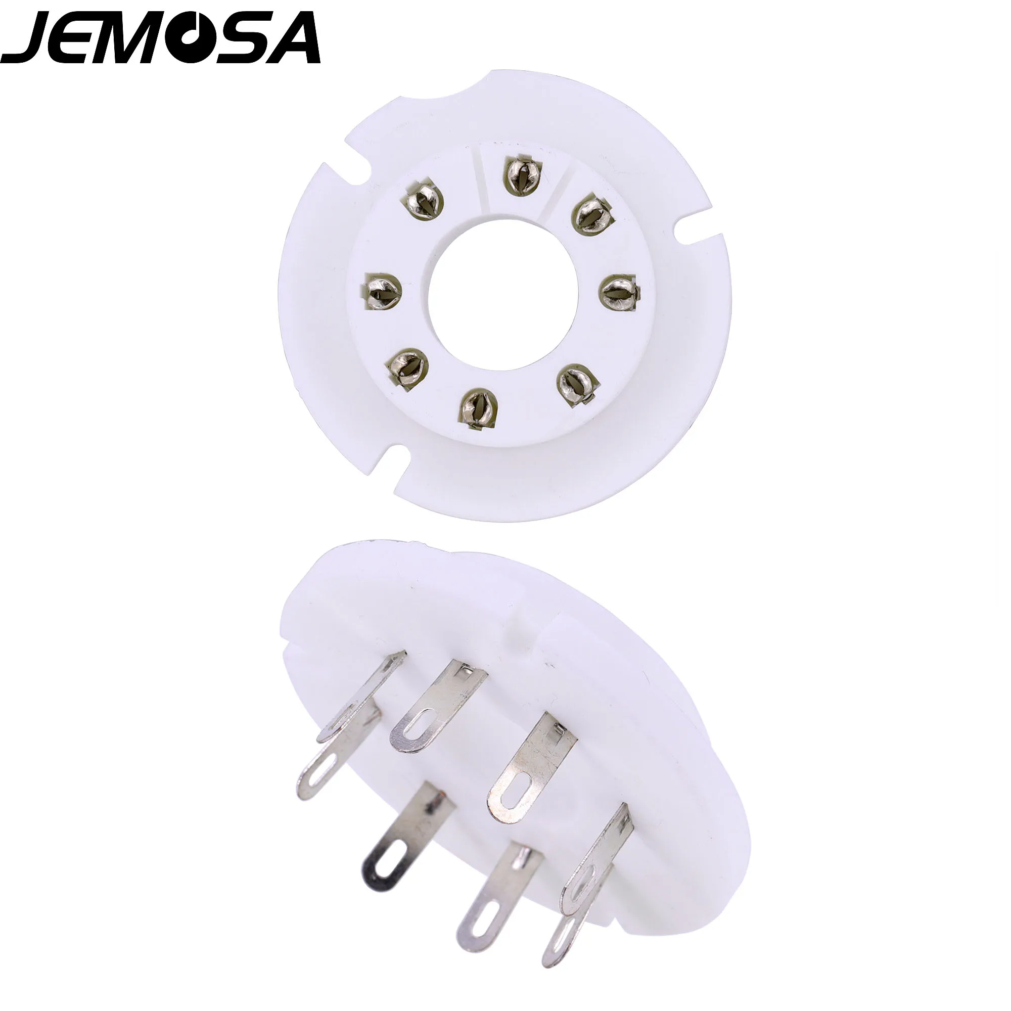 Керамическая трубчатая розетка, 8 контактов, Электронная трубка, сиденье FU50R для FU50 FU-50 5Z8P 5Z9P, вакуумный трубчатый усилитель звука, винтажный HIFI, сделай сам