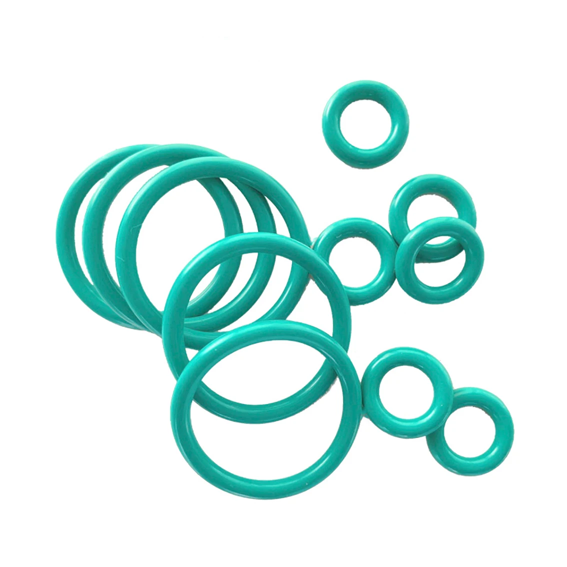 1Pcs 6mm Wire Diameter Green/Brown FKM O Rings Fluorine Rubber O Rings Gaskets OD 28-300mm O Ring Seals Washer