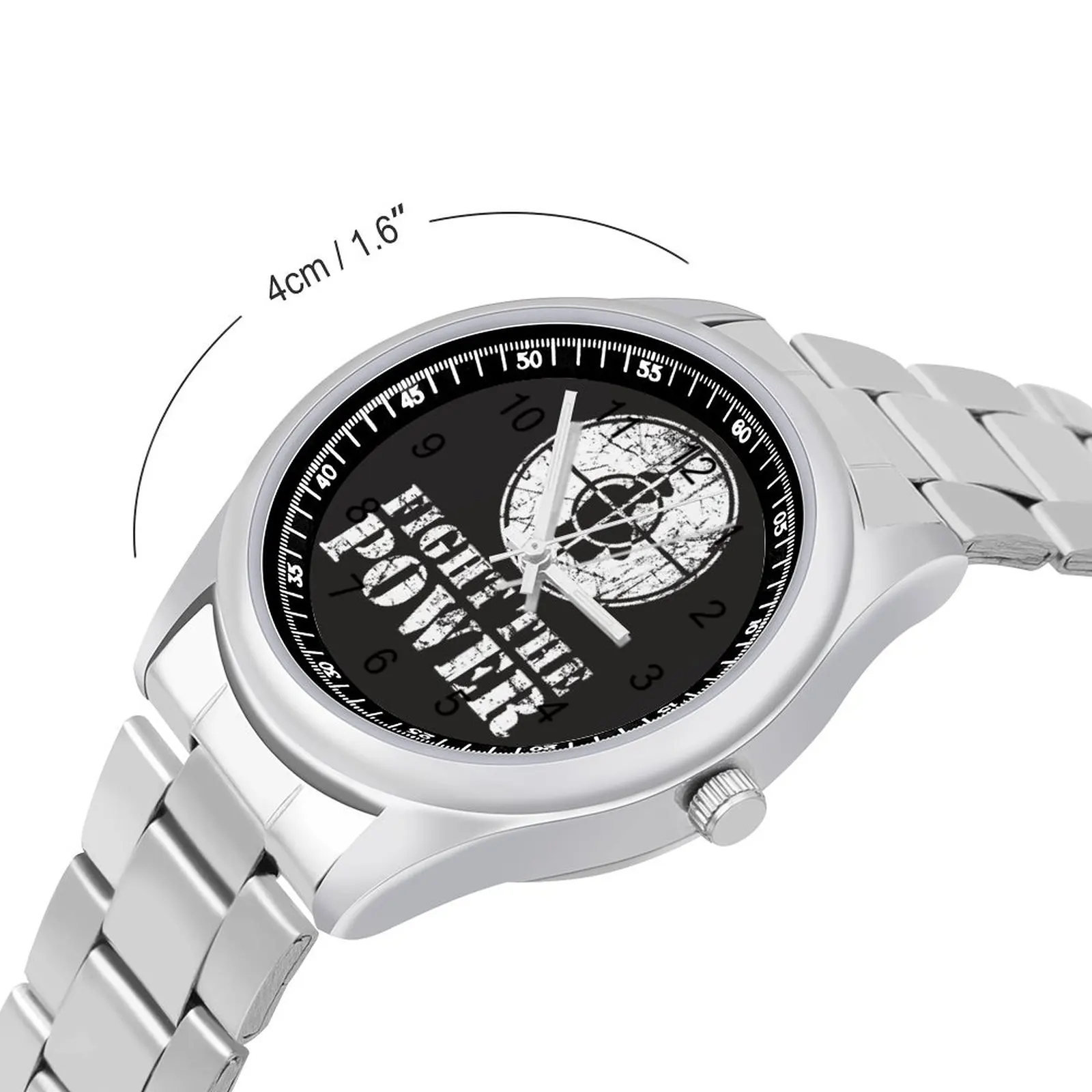 Public Enemy Quartz Watch Good Quality Creative Wrist Watch Stainless Lady Sport Photo Wristwatch