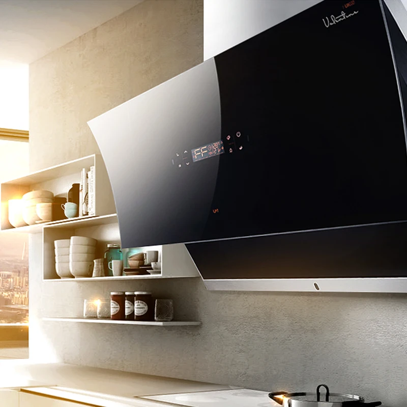 Campana extractora para el hogar, ventilador de ventilación de cocina, tipo de succión lateral, extractor de cocina grande, 900mm, 22 /21m ³