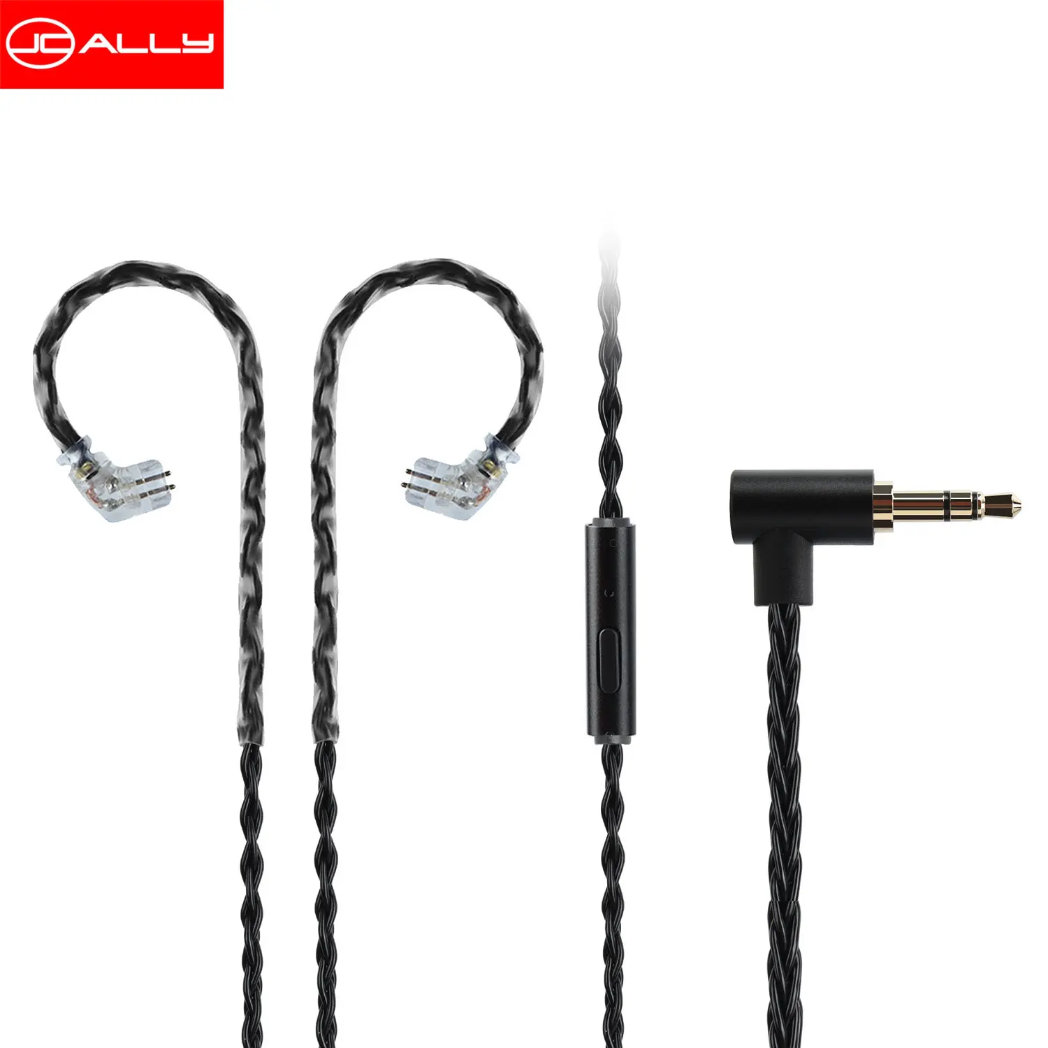 Mới Cho Shure Mmcx A2DC 0.78M KZ/TRN/QDC/ZSN/UE/CCA ZS10 PRO tai Nghe Nhét Tai Cáp 8N Có Mic Cáp Nâng Cấp Oxy-Miễn Phí Cáp Đồng