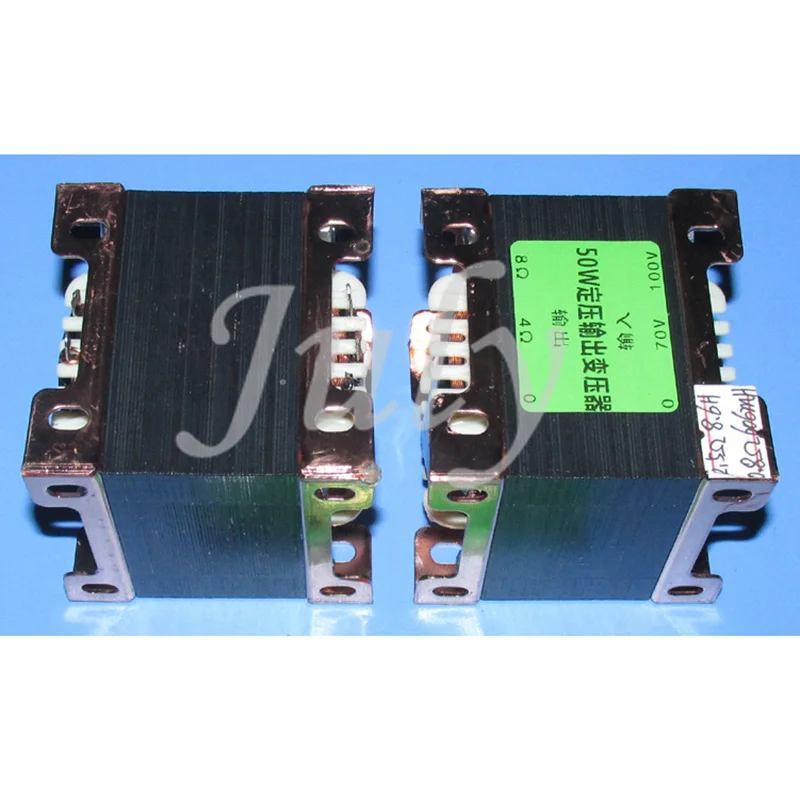 50W 4Ω/6Ω/8Ω/16Ω 70V 100V line-to-line transformer, ceiling speaker/speaker dedicated for constant voltage power amplifier