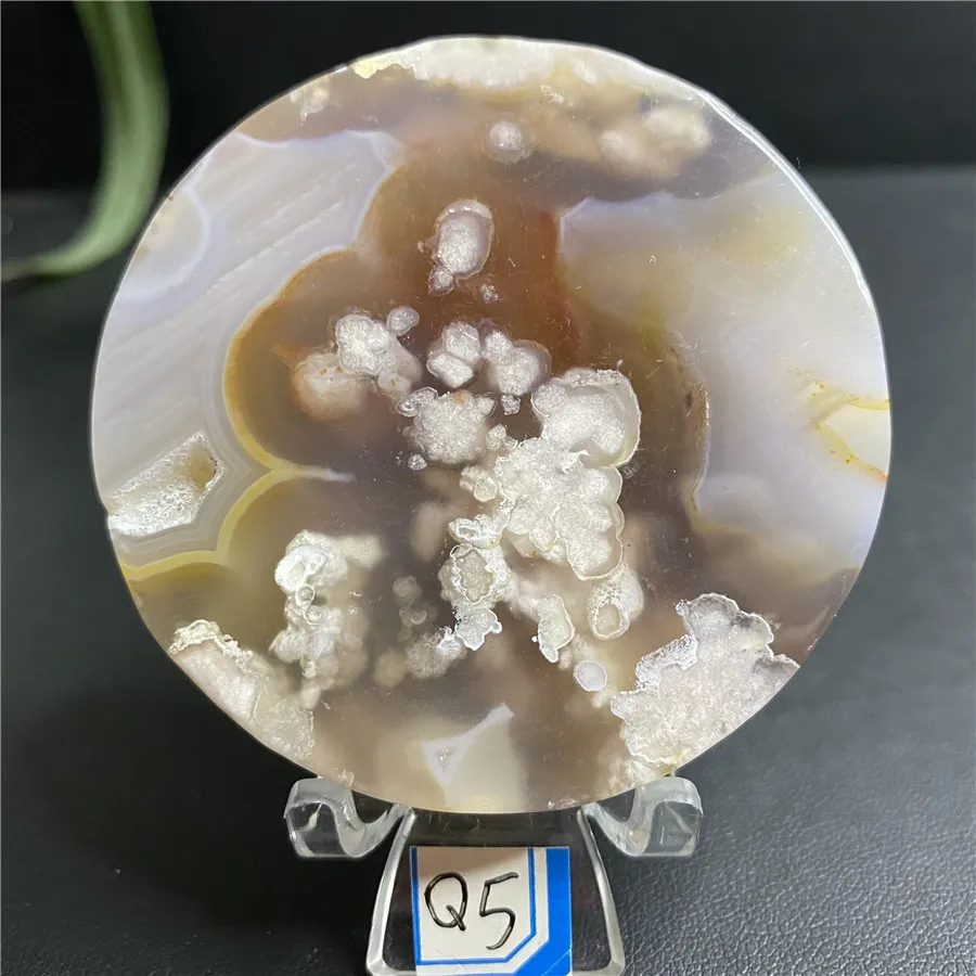 الطبيعية زهر الكرز العقيق العينات المعدنية كريستال شفاء مكتب الريكي ديكورات المنزل غرفة ديكور #4