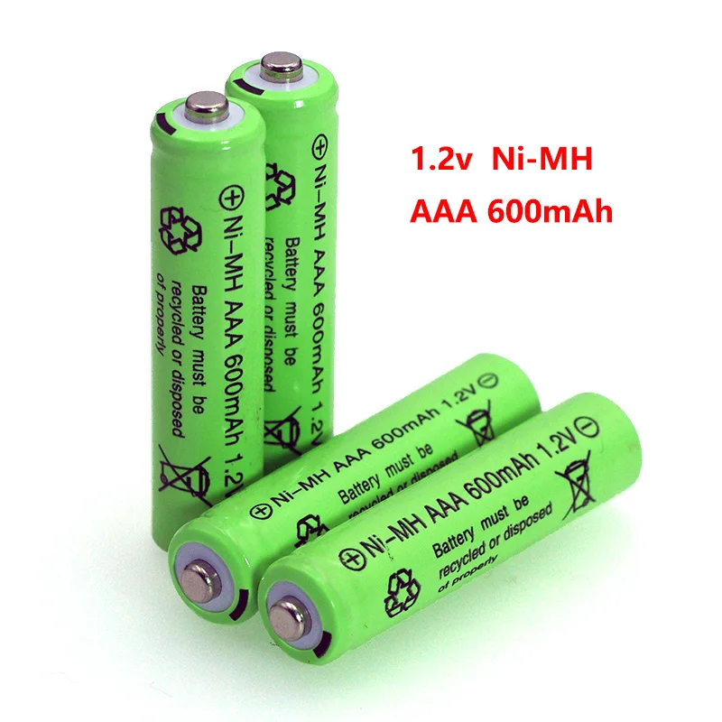 1.2v NI-MH AAA baterie 600mAh akumulator nimh 1.2V Ni-Mh aaa do zabawek elektrycznych zdalnie sterowanym samochodowym RC ues