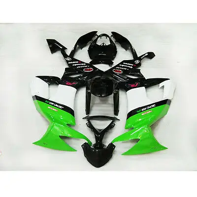 

Wotefusi Motorcycle ABS Bodywork Fairing Full Set For Ninja ZX 10R 2008 2009 (C)