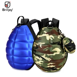 Brilljoy-Mochila de diseñador de marca para niños, morral femenino de dibujos animados creativos de camuflaje, Mini Mochila de ocio, bolso escolar