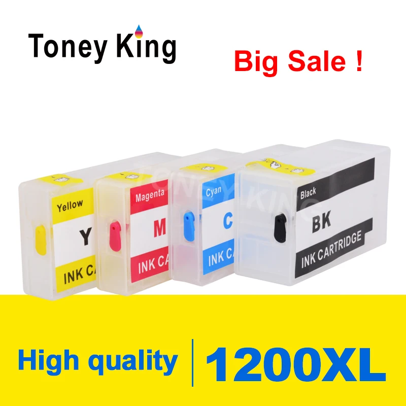 Toney King Refill Ink Cartridge For Canon PGI-1200 MAXIFY MB2020 MB2120 MB2320 MB2720 Printer