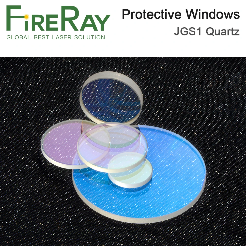 FireRay Laser Protective Windows D30 - D35 Series Quartz Fused Silica for Fiber Laser 1064nm