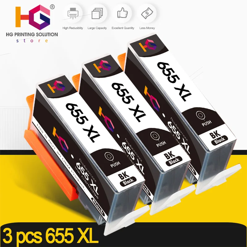 Cartucho de tinta para impresora hp655, 655xl, hp 655, compatible con hp Deskjet 3525, 5525, 4615, 4625, 4525, 6520, 6525, 6625