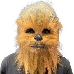 Chewbacca Cosplay Mask Helmet Cosplay Horror Animal Orangutan Latex Masks Halloween Carnival Party Props