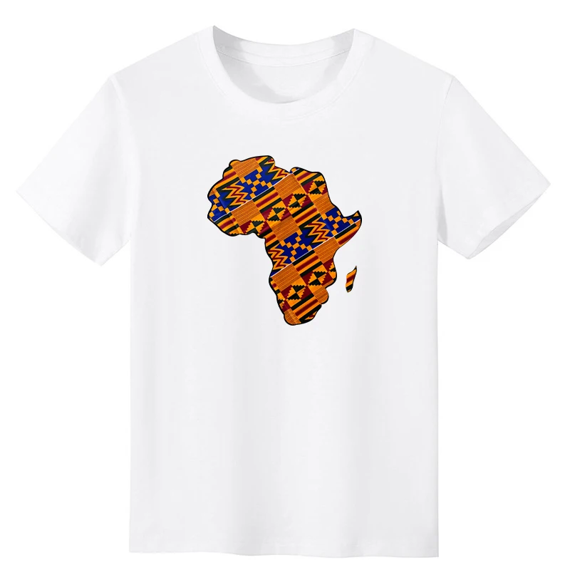 African Map Patches On Clothing Heat Transfer Sticker On T-Shirt Hoodies Unisex DIY Washable Patch Iron On Transfers On Clothes