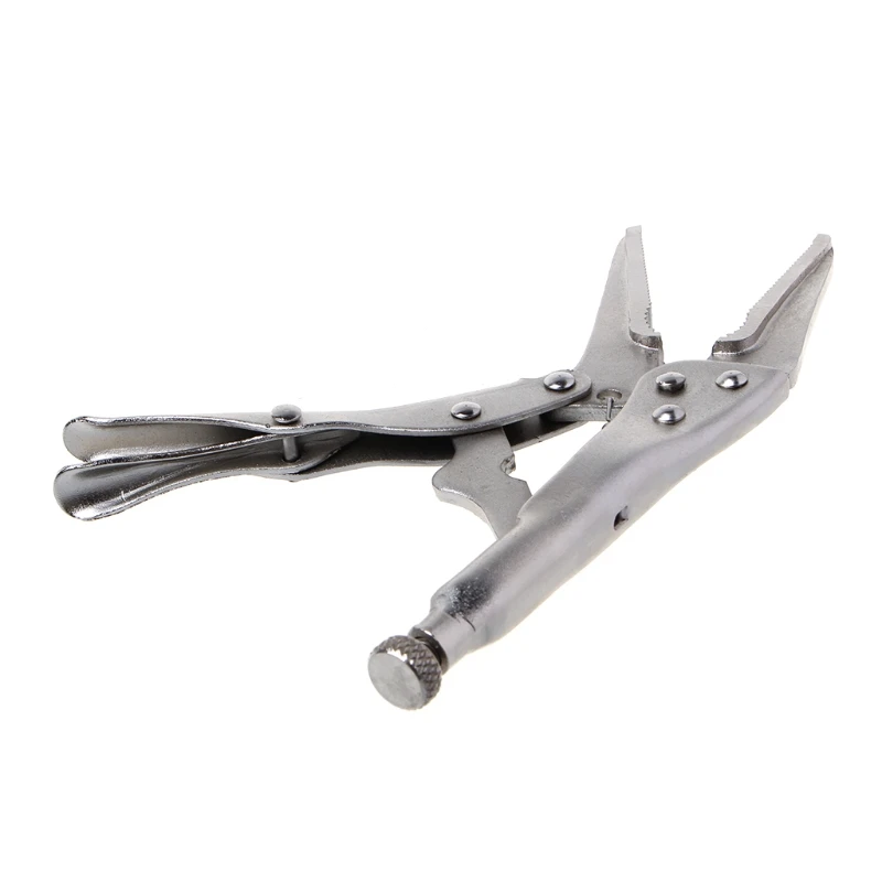 11XA 7Inch Locking Pliers Long Nose Straight Jaw Lock Vise Grip Clamp Hand Tool 165mm