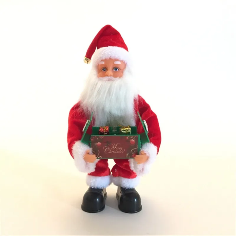 Christmas Toys Electric Dancing And Singing Santa Claus Doll Christmas Gifts Luminous Music Box Kids Holiday Gifts