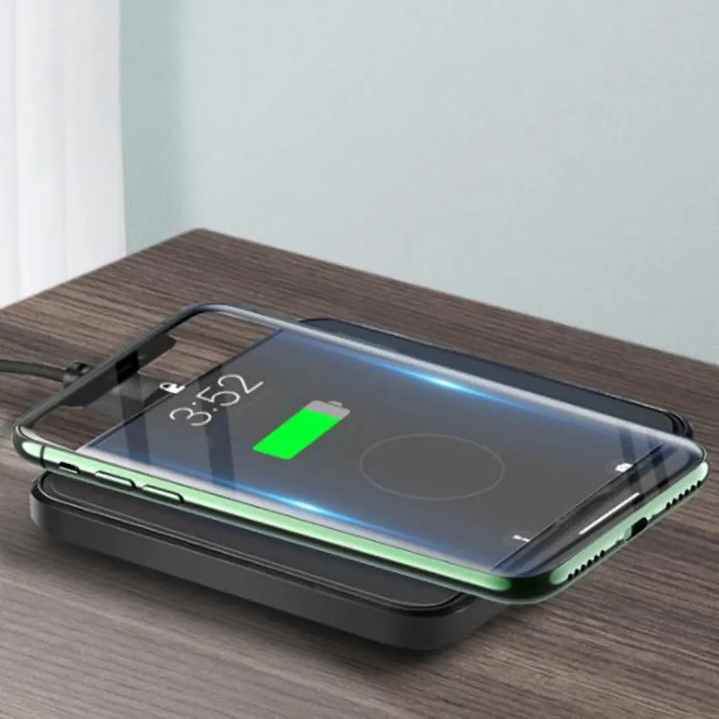 Wireless Charger Intelligent Recognition Fast Wireless Charging Stand Pad Phone Holder With Quick Adapter