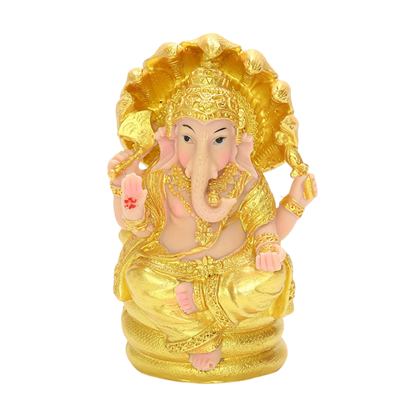 Rare Lord Ganesha Figurine Hindu Elephant God Buddha Living Room Table Decor