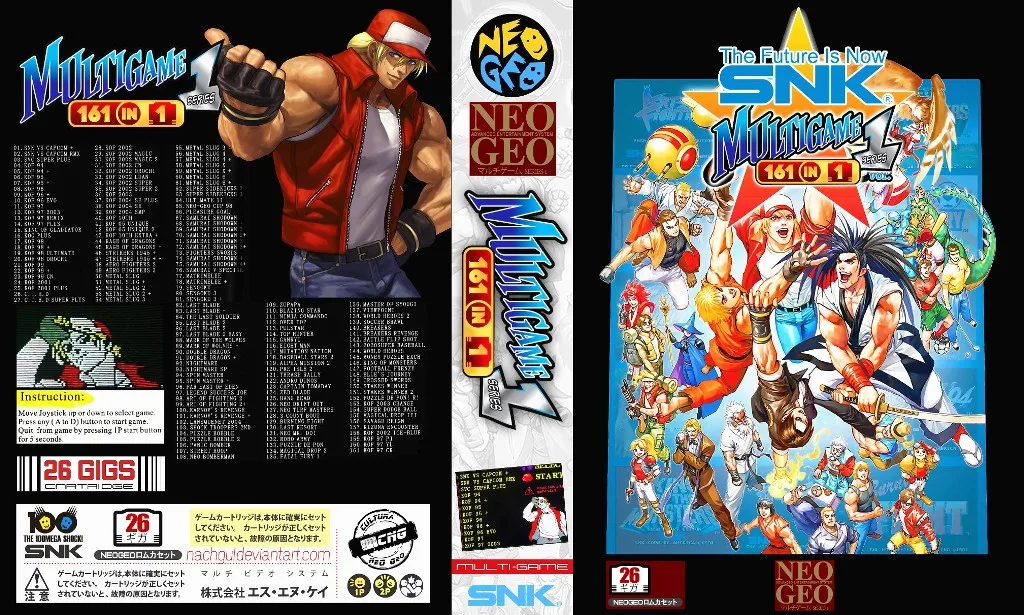 SNK NEO GEO 콘솔용 AES 161 in 1 버전 2.1 게임 카트리지 및 쇼크 박스, 신제품