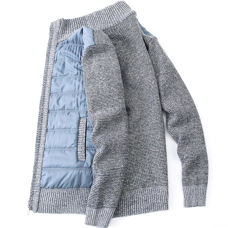 

Autumn Winter New Jacket Man Knitted Coat Premium Chenille Casual Loose Street Thermal Fleece Men's Sweater cardigan