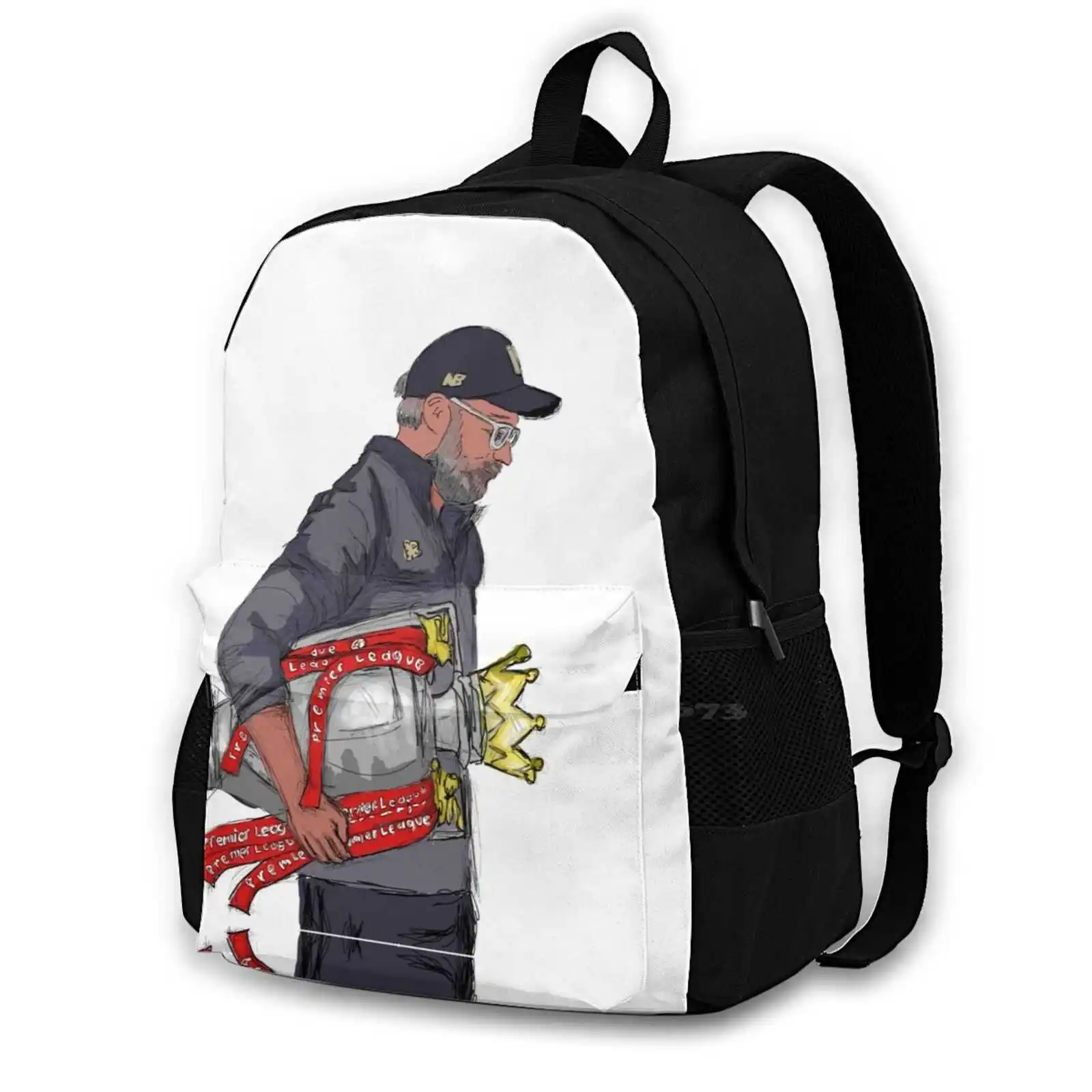 Jurgen Klopp Backpack For Student School Laptop Travel Bag Jurgen Klopp Jurgen Klopp Champion