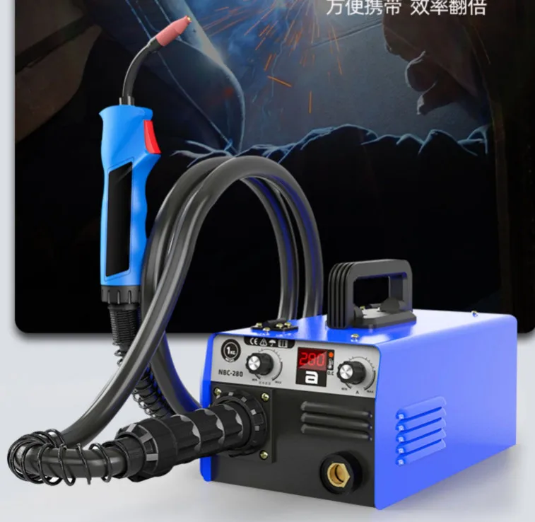 Ru delivery NBC280 mini Welding Machine welding semiautomatic deviceSmall Airless Welding Machine semi-automatic welding