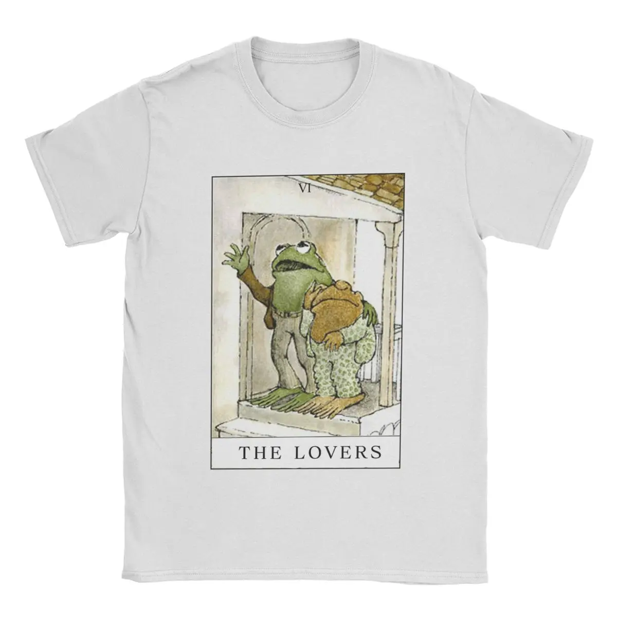 Men Frog And Toad The Lovers T Shirt LGBT Cotton Tops Vintage Short Sleeve Crew Neck Tee Shirt Classic T-Shirts