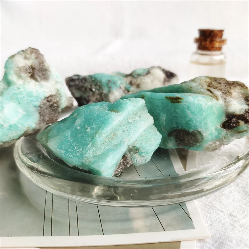 

Натуральные драгоценные камни, Amazonite шероховатый сырой, камни, кварцевые кристаллы, украшения для дома