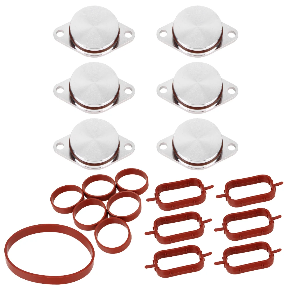 With Intake Manifold Gasket Replacement Bungs Diesel Swirl Flap Blanks