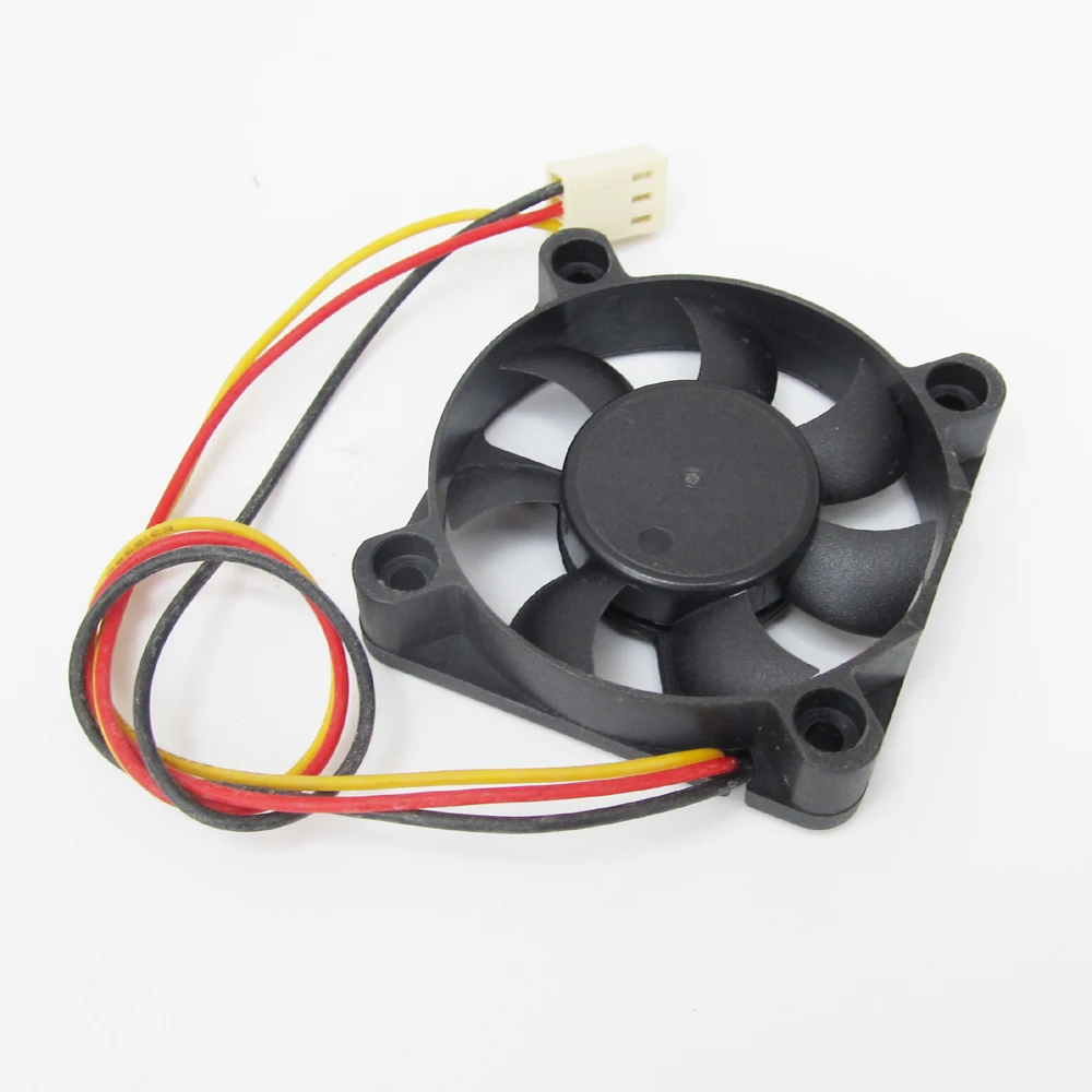 1pc Brushless DC Cooling Fan 50x50x10mm 5010S 7 blades 5V 0.16A 3pin Connector