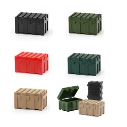 1/3/5PCS Military WW2 MOC Solider Figures Accessories Weapons Guns Boxes Building Blocks Mini Parts Bricks Toys Kids Gifts