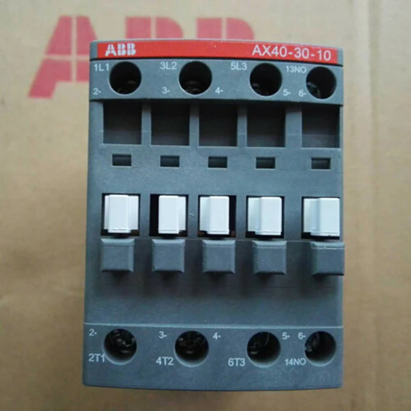 ABB 40A 3P AC Contactor AX40-30-10 AX40-30-01 Coil Voltage AC220V AC110V AC24V AC380V