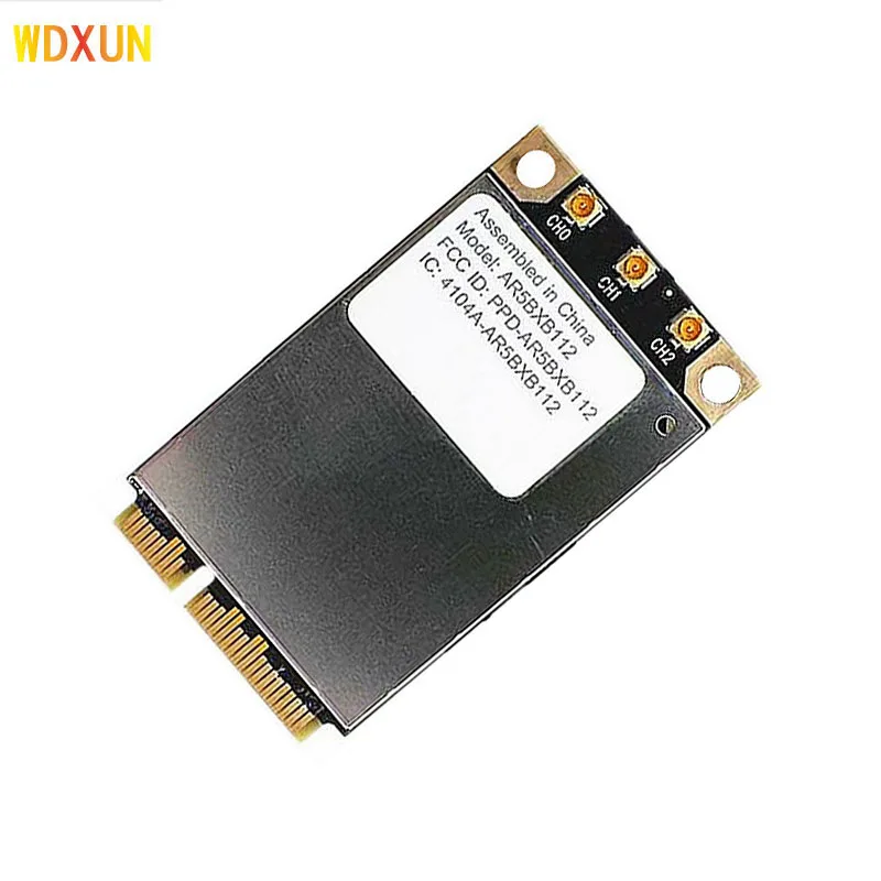 Atheros AR5BXB112 AR9380 dwupasmowa karta bezprzewodowa 450 mb/s Wifi Mini PCI-E do karty Wlan Apple 802.11a / b / g / n