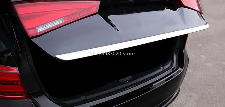 Chrome Rear Trunk Lid Cover Trim Tailgate Door Cover Trim For Jeep Cherokee  2014 2015 2016 2017 2018 Molding Garnish Strip