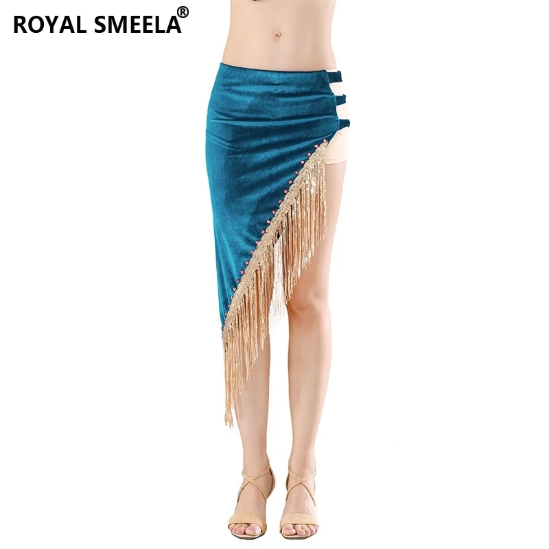 Festival Outfit Women velvet belly dance hip scarf belly dancing belt waist triangle hip fringe dance skirt belly dance costume