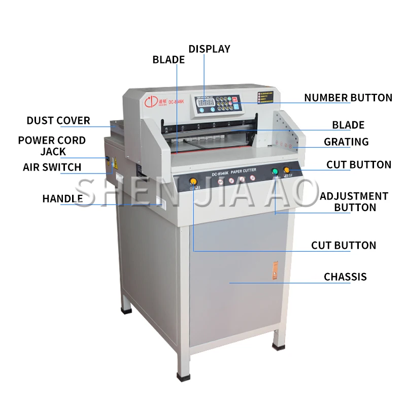 A3 PAPER Electric paper cutter CNC automatic paper cutter Tender document paper cutter paper cutter high speed steel blade