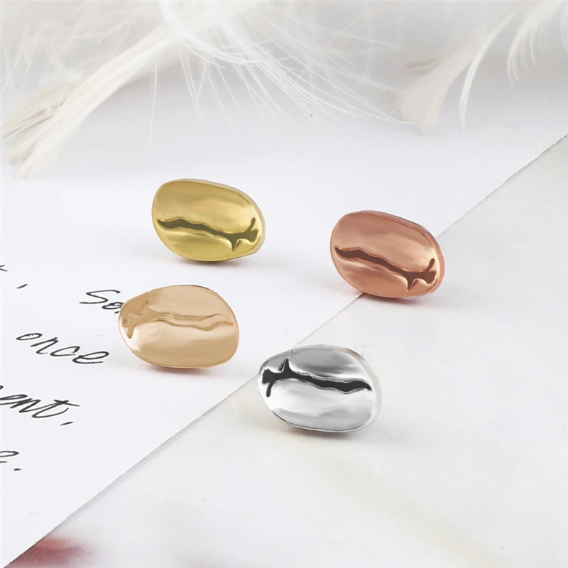 Mini Coffee Beans Brooches 4 color Metal Pin Lovely Small Badges Bag Lapel Pins Women Men Jewelry Gifts for Coffee Lover Barista