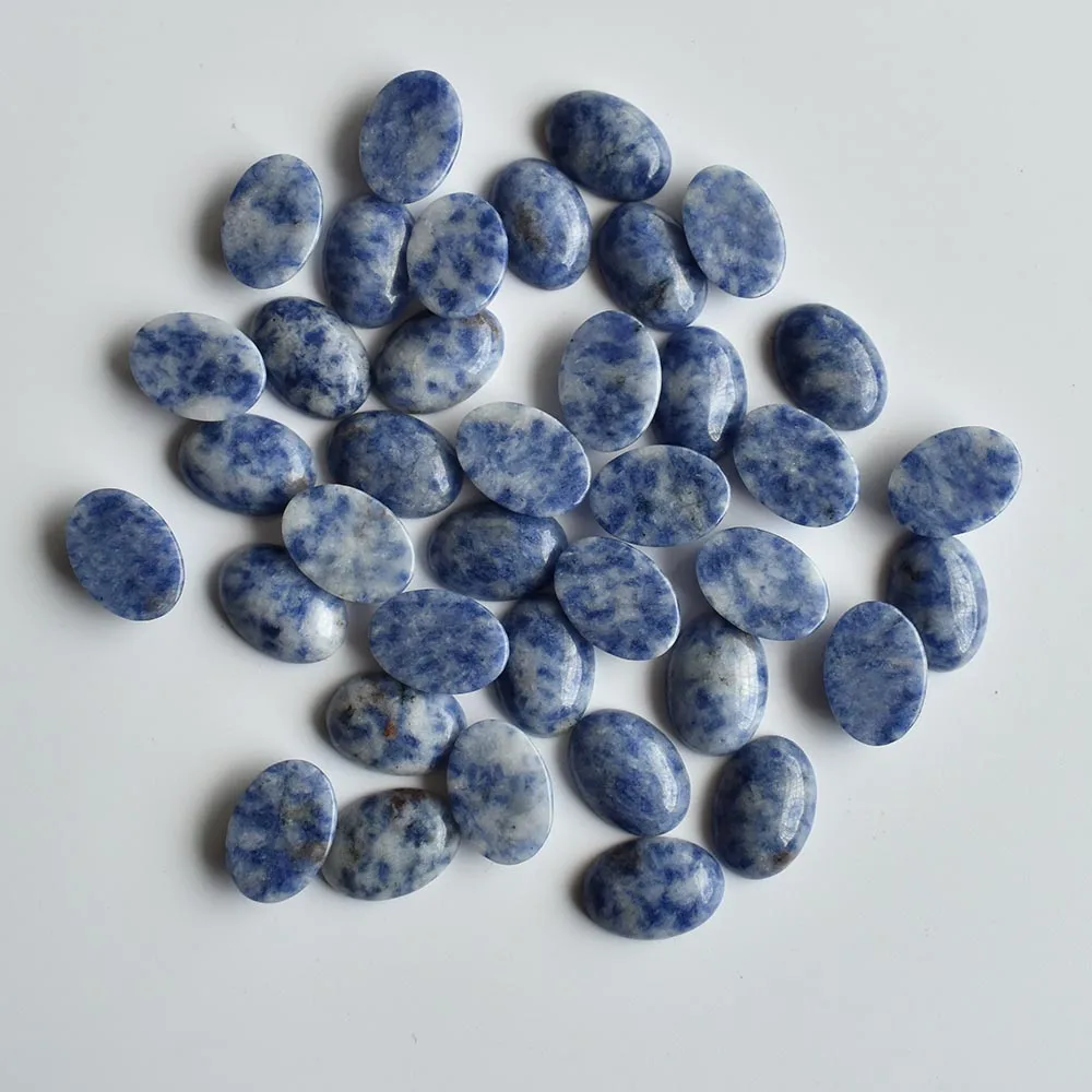 Mode Großhandel 50 Stück/Lot Ovaler Naturstein Gemischter Cabochon 13x18mm Schmuck- & Kleidungszubehör Kostenloser Versand – Detail 14