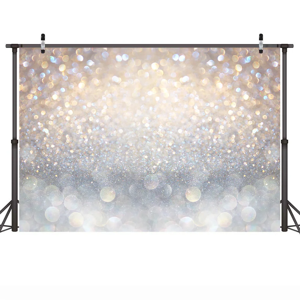 Winter Gliiter Portrait Photography Background Photo Studio Bokeh Shiny Birthday Party Backdrop Valentine's Day Photocall Props