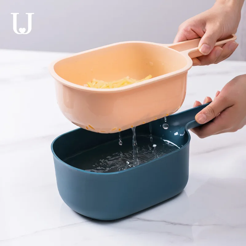 Jordan & Judy tagliaverdure multifunzione affettatrice manuale grattugia patate carote con scatola per alimenti per accessori da cucina