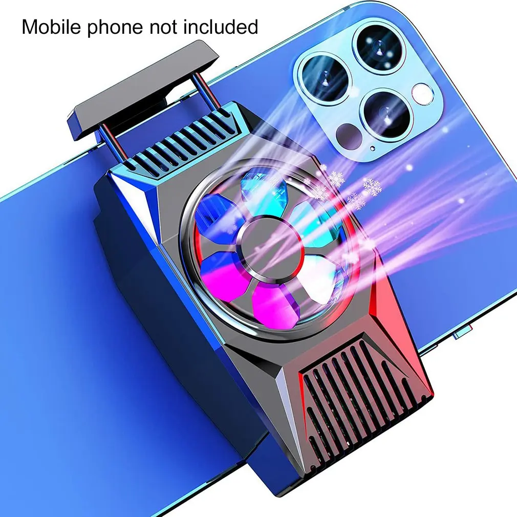 For Mobile Phone Cooler Cooling Fan Gamepad Holder Bracket Fan Radiator For IPhone Huawei Xiaomi Tablet