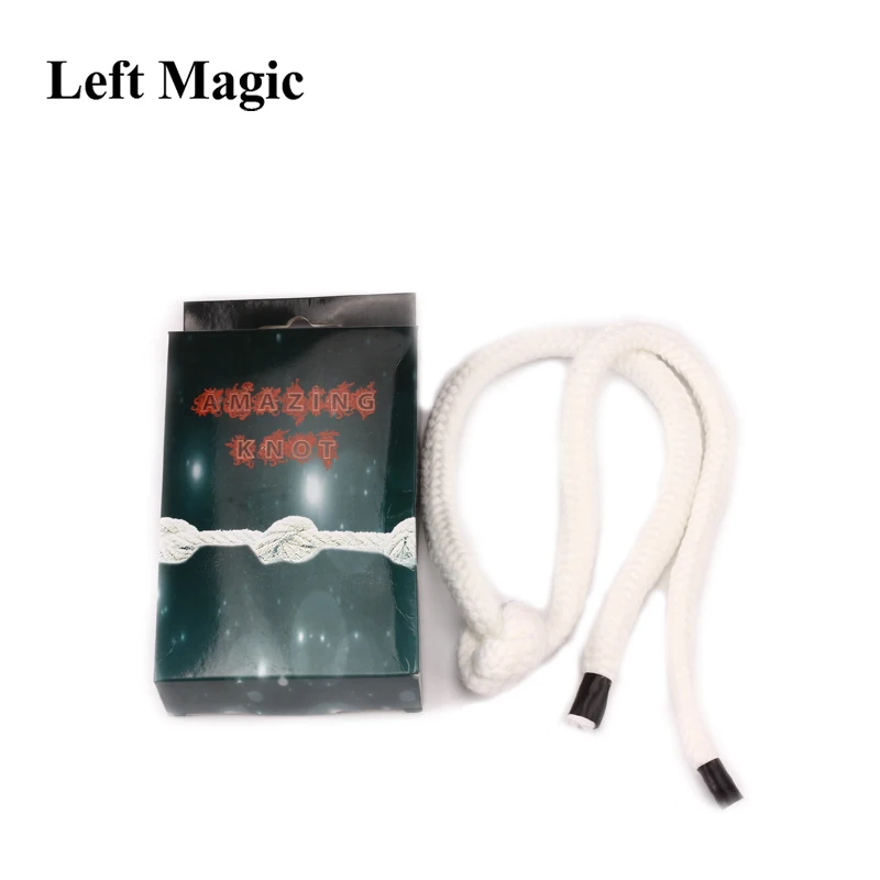 Amazing Knot Magic Tricks Jumping Knot Rope Close Up Street Stage Magic Tricks Props Novelties Comedy Mentalism Accessory G8162