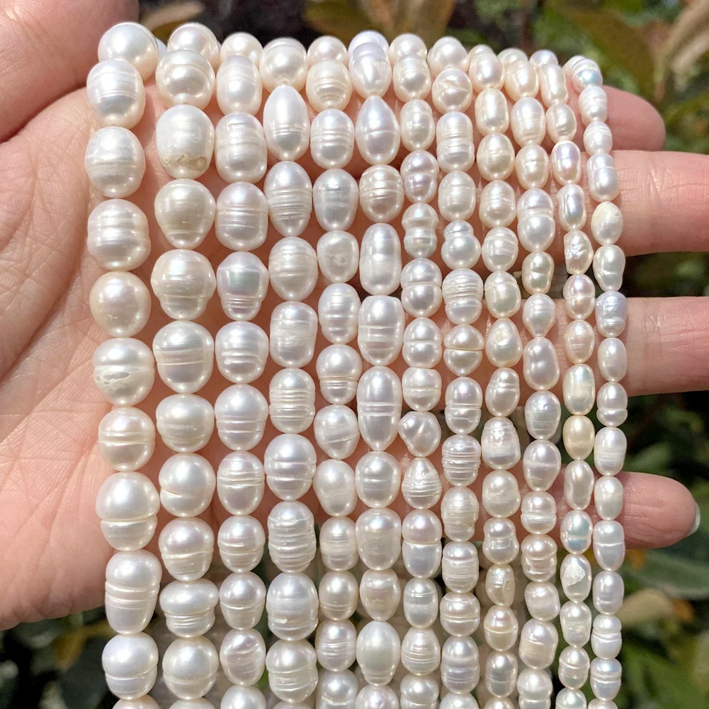 Natural Freshwater Pearl Beads Baroque High Quality Irregular Shape Punch Loose Beads for Jewelry Making DIY Necklace Bracelet