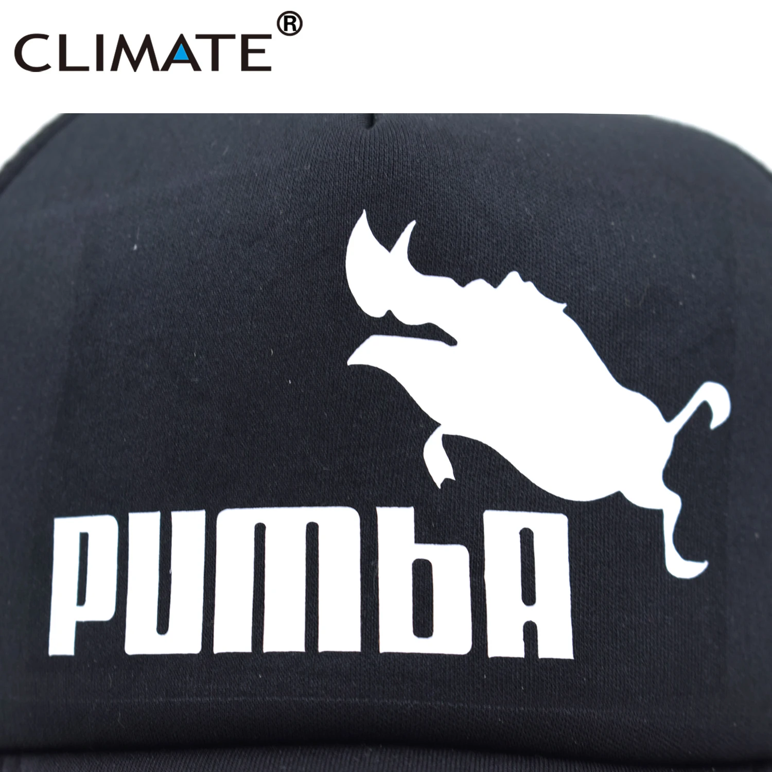 CLIMATE Funny Pumba Trucker Cap Hakuna Matata Hat Men Baseball Caps Cool Summer Mesh Trucker Cap Hat for Adult Kid