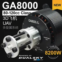 New Arrival DualSky GA8000 High-power Brushless Motor 140KV 160KV For 80cc-120cc Class UAV 3D And Scale Warbird Airplanes