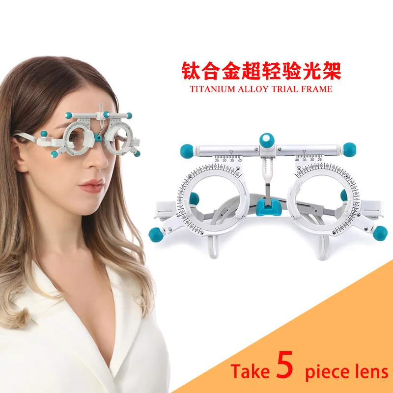 

Optical Trial Frame Titanium Alloy Ophthalmic High Grade Adjust Pd 48mm~80mm By Dhoptical