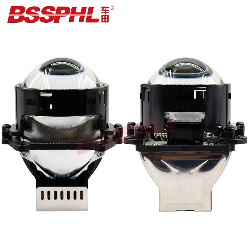 BSSPHL Auto Car-styling Headlight LED lens 3.0 inch Bi-xenon LED Headlamp lens Car styling Retrofit headlight 9-16v 35w