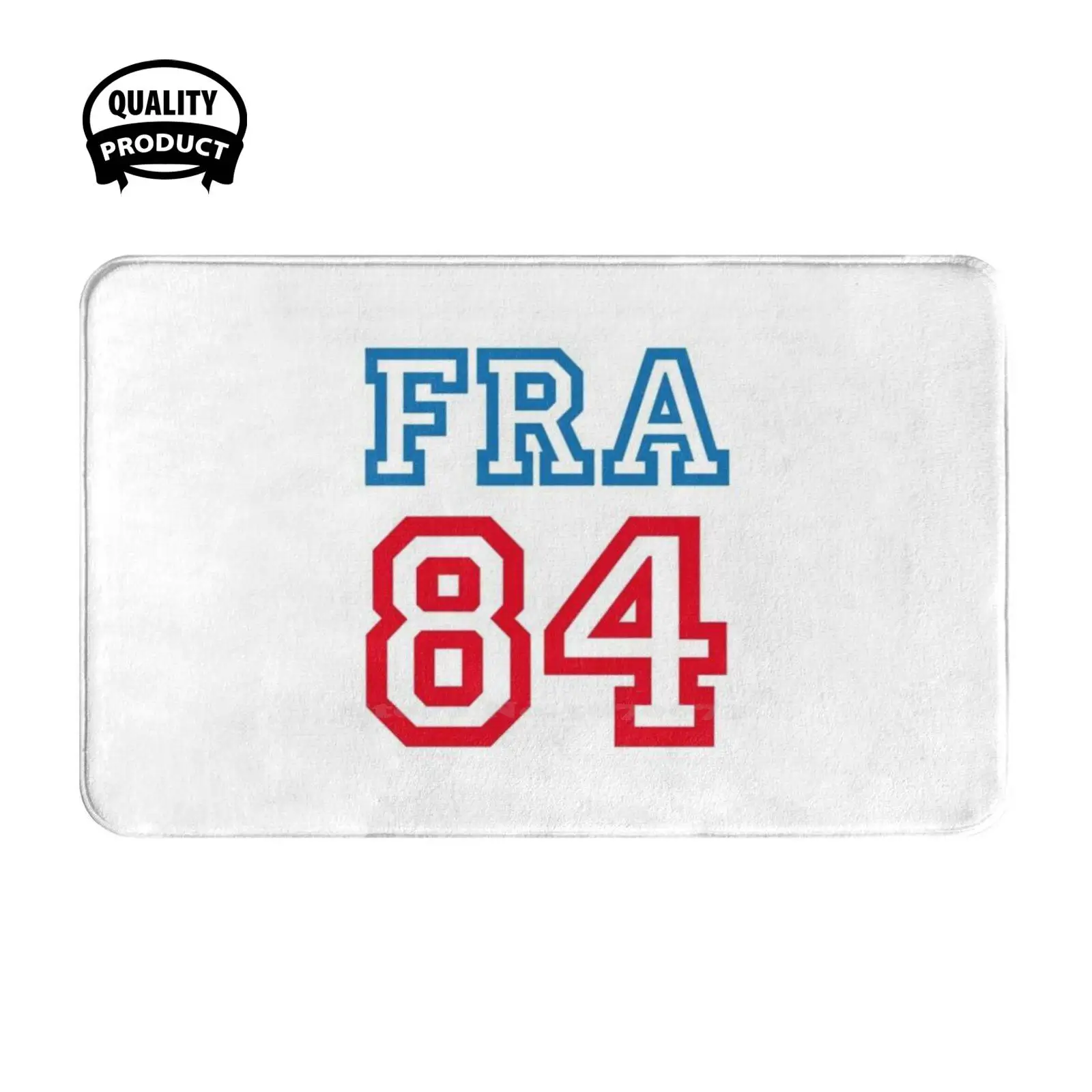 France 1984 Soft Cushion Home Carpet Door Mat Car Rug France French Football 1984 Country Countries Retro Euro Cup Paris