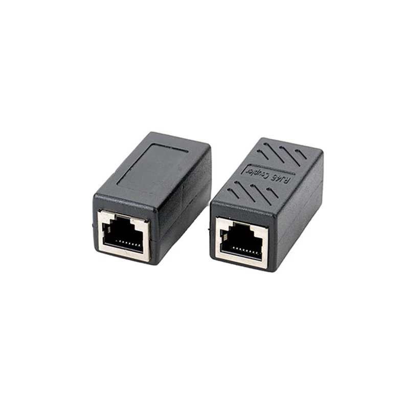 メス - メス ネットワーク LAN コネクタ アダプタ カプラー エクステンダー RJ45 イーサネット ケーブル延長コンバータ コンピュータ コネクタ